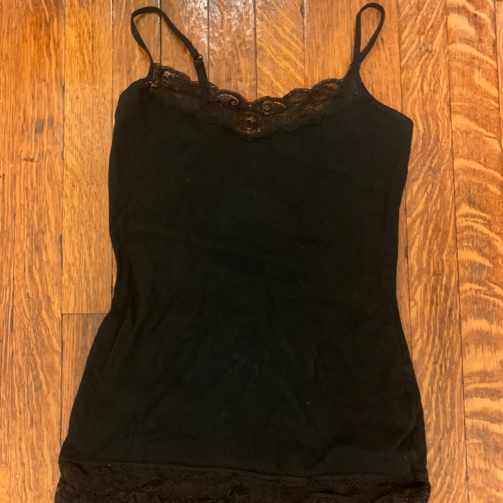 Express black lace camisole